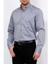 Мужская серая рубашка с длинным рукавом от Berthier