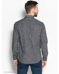 Мужская серая рубашка с длинным рукавом от Broadway