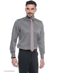 Мужская серая рубашка с длинным рукавом от Conti Uomo