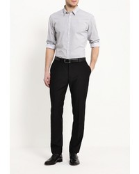 Мужская серая рубашка с длинным рукавом от DKNY