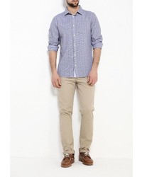 Мужская серая рубашка с длинным рукавом от E-Bound