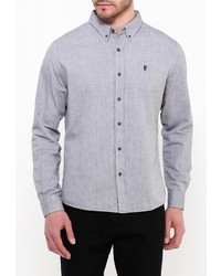 Мужская серая рубашка с длинным рукавом от Frank NY