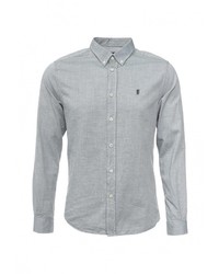Мужская серая рубашка с длинным рукавом от Frank NY