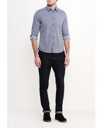 Мужская серая рубашка с длинным рукавом от Gas