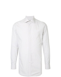 Мужская серая рубашка с длинным рукавом от Gieves & Hawkes