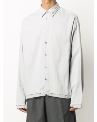 Мужская серая рубашка с длинным рукавом от Oamc