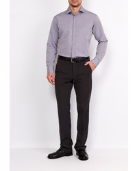 Мужская серая рубашка с длинным рукавом от GREG