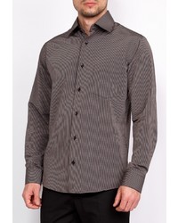 Мужская серая рубашка с длинным рукавом от GREG