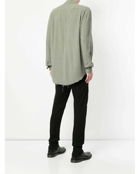 Мужская серая рубашка с длинным рукавом от Forme D'expression