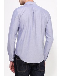 Мужская серая рубашка с длинным рукавом от Lacoste