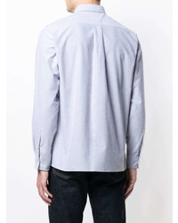 Мужская серая рубашка с длинным рукавом от Natural Selection