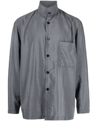 Мужская серая рубашка с длинным рукавом от Lemaire