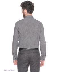 Мужская серая рубашка с длинным рукавом от LERROS