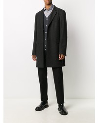 Мужская серая рубашка с длинным рукавом от Canali