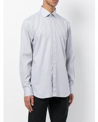 Мужская серая рубашка с длинным рукавом от Xacus