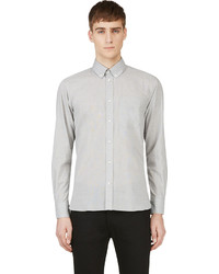 Мужская серая рубашка с длинным рукавом от Kitsune