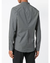 Мужская серая рубашка с длинным рукавом от Transit