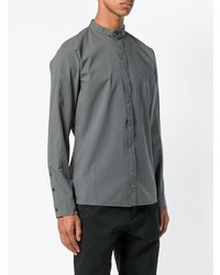 Мужская серая рубашка с длинным рукавом от Transit