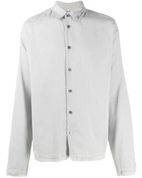 Мужская серая рубашка с длинным рукавом от Oamc