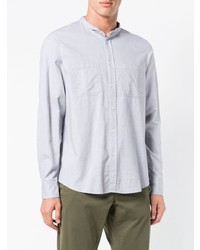 Мужская серая рубашка с длинным рукавом от Hope