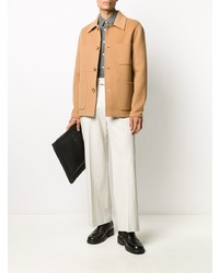 Мужская серая рубашка с длинным рукавом от Sandro Paris