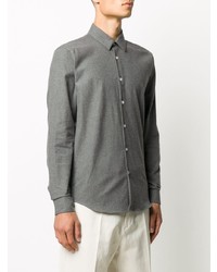 Мужская серая рубашка с длинным рукавом от Sandro Paris