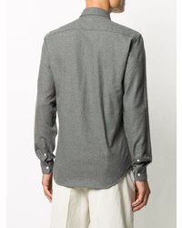 Мужская серая рубашка с длинным рукавом от Sandro Paris