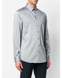 Мужская серая рубашка с длинным рукавом от Calvin Klein 205W39nyc