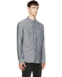 Мужская серая рубашка с длинным рукавом от Rag and Bone