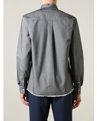 Мужская серая рубашка с длинным рукавом от Soulland