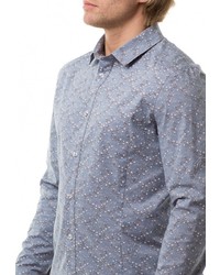 Мужская серая рубашка с длинным рукавом от RPS