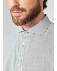 Мужская серая рубашка с длинным рукавом от s.Oliver