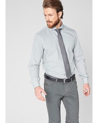 Мужская серая рубашка с длинным рукавом от s.Oliver