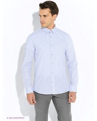 Мужская серая рубашка с длинным рукавом от Selected