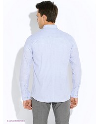 Мужская серая рубашка с длинным рукавом от Selected