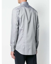 Мужская серая рубашка с длинным рукавом от Etro