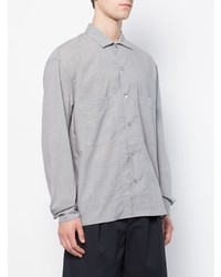 Мужская серая рубашка с длинным рукавом от Lemaire