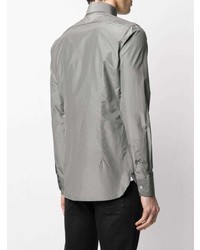 Мужская серая рубашка с длинным рукавом от Tom Ford