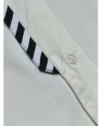 Мужская серая рубашка с длинным рукавом от Off-White