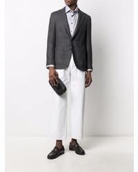 Мужская серая рубашка с длинным рукавом от Eton