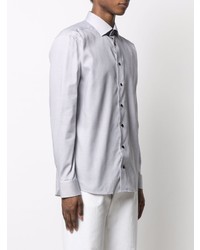 Мужская серая рубашка с длинным рукавом от Eton