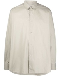 Мужская серая рубашка с длинным рукавом от Studio Nicholson