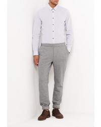 Мужская серая рубашка с длинным рукавом от Top Secret