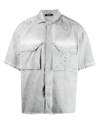 Мужская серая рубашка с коротким рукавом от A-Cold-Wall*