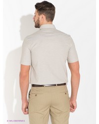 Мужская серая рубашка с коротким рукавом от Absolutex