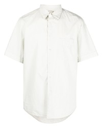 Мужская серая рубашка с коротким рукавом от Aspesi
