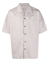 Мужская серая рубашка с коротким рукавом от Attachment