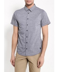 Мужская серая рубашка с коротким рукавом от BLEND