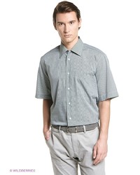 Мужская серая рубашка с коротким рукавом от Conti Uomo