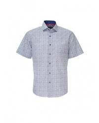 Мужская серая рубашка с коротким рукавом от GREG